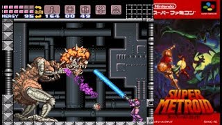 【マザーブレイン戦、エンディング】 スーパーメトロイド　ミニスーファミ　ニンテンドークラシックミニ スーパーファミコン　Super Metroid