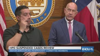 Mayor Whitmire announces independent committee members to review HPD's suspended crime reports