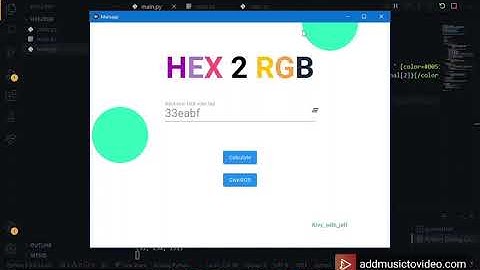 HEX 2 RGB Kivy and KivyMD