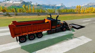 Crazy Wagon vs Mega Speed Bumps! 🚗💥 | BeamNG.drive Extreme Crash Test | CrashForge screenshot 3