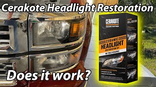 Cerakote Ceramic Headlight restoration kit