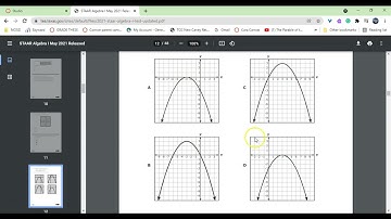 STAAR Algebra 1 test with a TI 83 calculator
