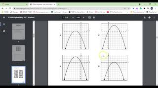 STAAR Algebra 1 test with a TI 83 calculator