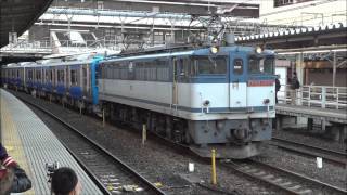 EF65-2089牽引　仙石東北ライン用HB-E210系甲種輸送　大宮駅発車