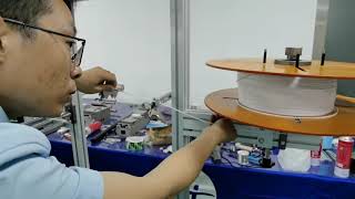 Mask machine nose wire roll rack install tutorial 3