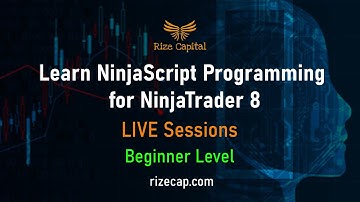 NinjaTrader 8 | NinjaScript programming training - Beginner Level sneak peek from Rize Capital
