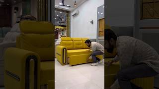 Complete family sofa bed #livingroomfurniture #sofabed #new #colour for more details call 9819755545