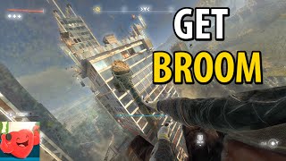 Dying Light 2 - How To Get BROOM and KEEP IT - Flying Broomstick Glitch Tutorial screenshot 4