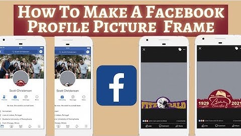 How To Make Facebook Profile Picture Frame.