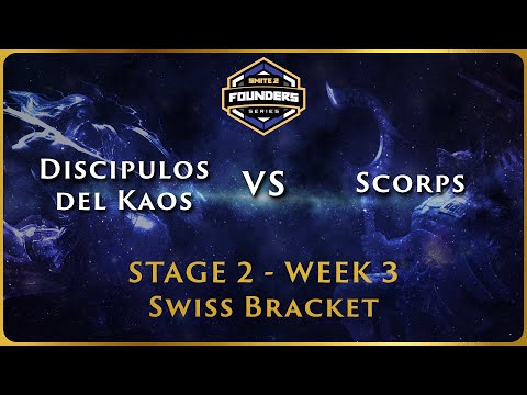 SMITE 2 Founder's Series - Stage 2 Swiss - EMEA Week 3 - Discipulos del Kaos vs Scorps