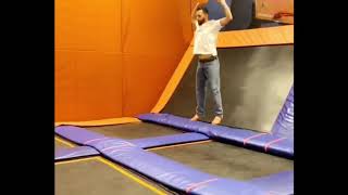 Sky Zone Trampoline Park jumps with SORISH