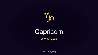 Capricorn July 30 2026 Full Moon Shines on Money Worth and What You Own