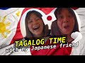 TEACHING MY JAPANESE FRIEND TAGALOG WORDS | JAPAN VLOGS