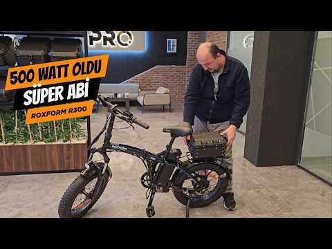 Elektrikli Bisiklet Roxform R300 Modeli Artık 500 Watt Motor Gücünde / #elektriklibisiklet
