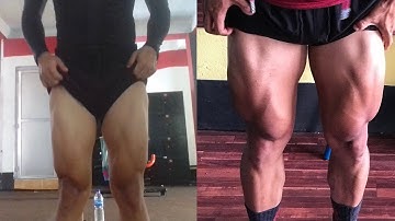 Squats progress (198LBS to 405lbs)