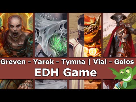 Greven vs Yarok vs Tymna | Vial Smasher vs Golos EDH / CMDR game play for Magic: The Gathering