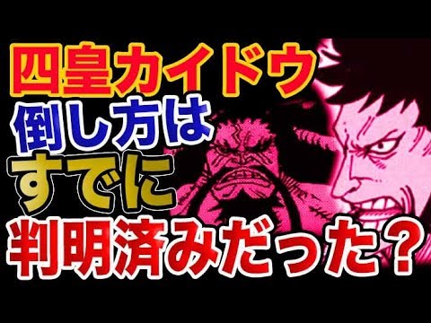 ワンピース ゾロが四皇カイドウを倒す ゾロvsカイドウで竜斬り伝説再来 ワノ国の侍リューマはゾロの先祖だった カイドウの敗北相手にゾロ追加 One Piece考察 Youtube