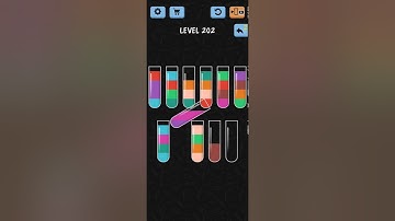 Water Color Sort Level 202 Walkthrough Solution iOS/Android