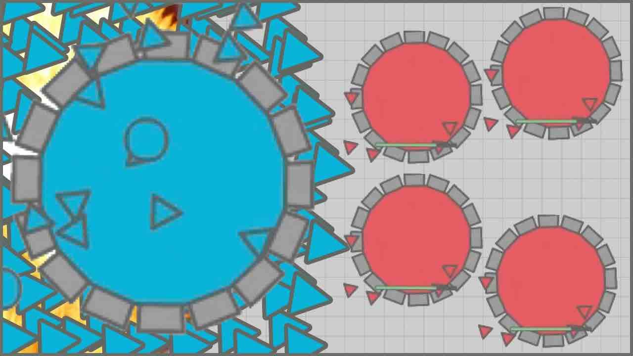 A day of a life in Diep.io 2#: How to 'Mothership' by x-GamerKole