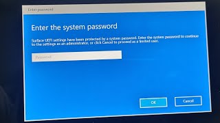 unlock and Remove Password bios surface Pro screenshot 5
