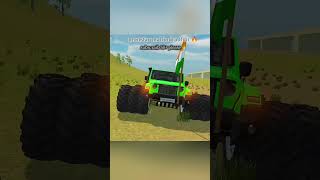 Thar Monster Stunts 🔥#MahindraThar #TharGameplay #OffroadGame #CarStunts