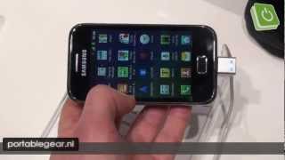 Samsung Galaxy Ace Plus hands-on @ MWC 2012