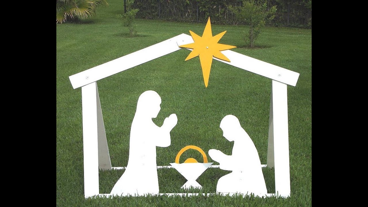 DIY Outdoor Nativity Templates YouTube