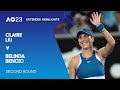 Claire Liu v Belinda Bencic Extended Highlights | Australian Open 2023 Second Round