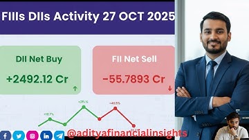 Fiis Diis data activity on October 27 @adityafinancialinsights #fiisdiisdata #trading #investing#yt
