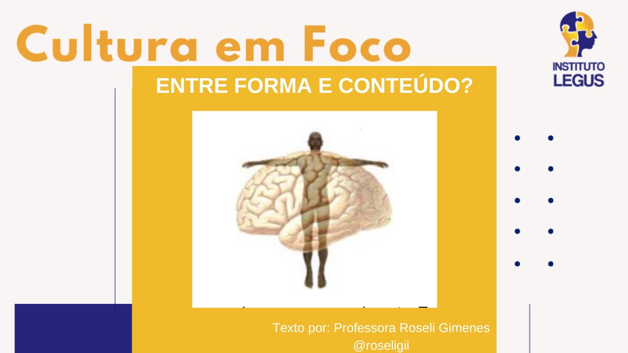 Entre forma e conteúdo?
