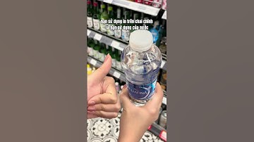 Nước suối đóng chai có hạn sử dụng không ta? #kingfoodmart