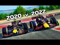 Racing 2022 Formula 1 Cars Against 2020 Formula 1 Cars! - The Present vs The Future!