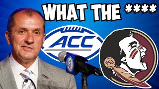 ACC just ADMITTED Something about FSU, Clemson, & ESPN Agreement