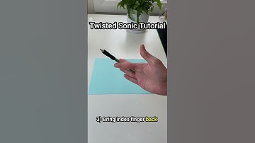 Pen Spinning Twisted Sonic Tutorial! 😈😈😈 #shorts