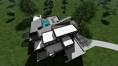 Updated Modern Home Rendering Video - Created with Archicad and Lumion - Josh Davis Architecture