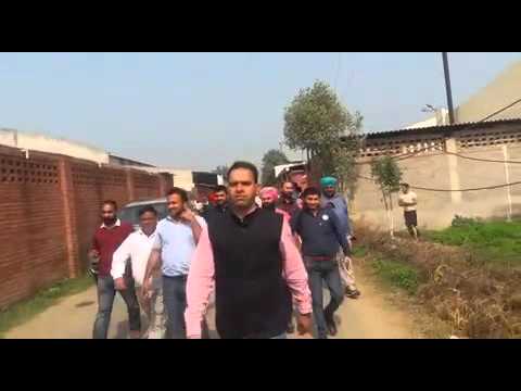 Akalis shouting slogans against Kejriwal in Ludhiana punjabi news channel