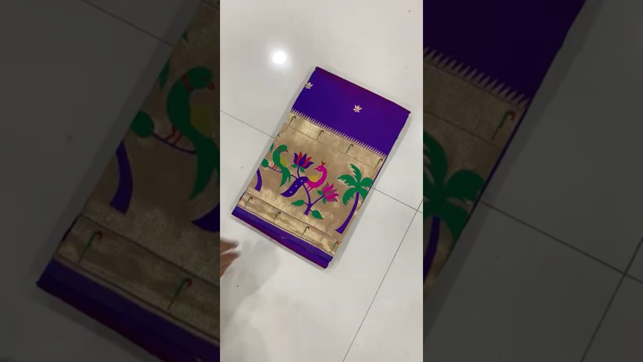 Pure Soft Kanchipuram Paithani Silk Saree
