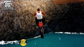 The Invisible Bridge Bug - GTA : San Andreas Definitive Edition - PS5 Gameplay 4K60