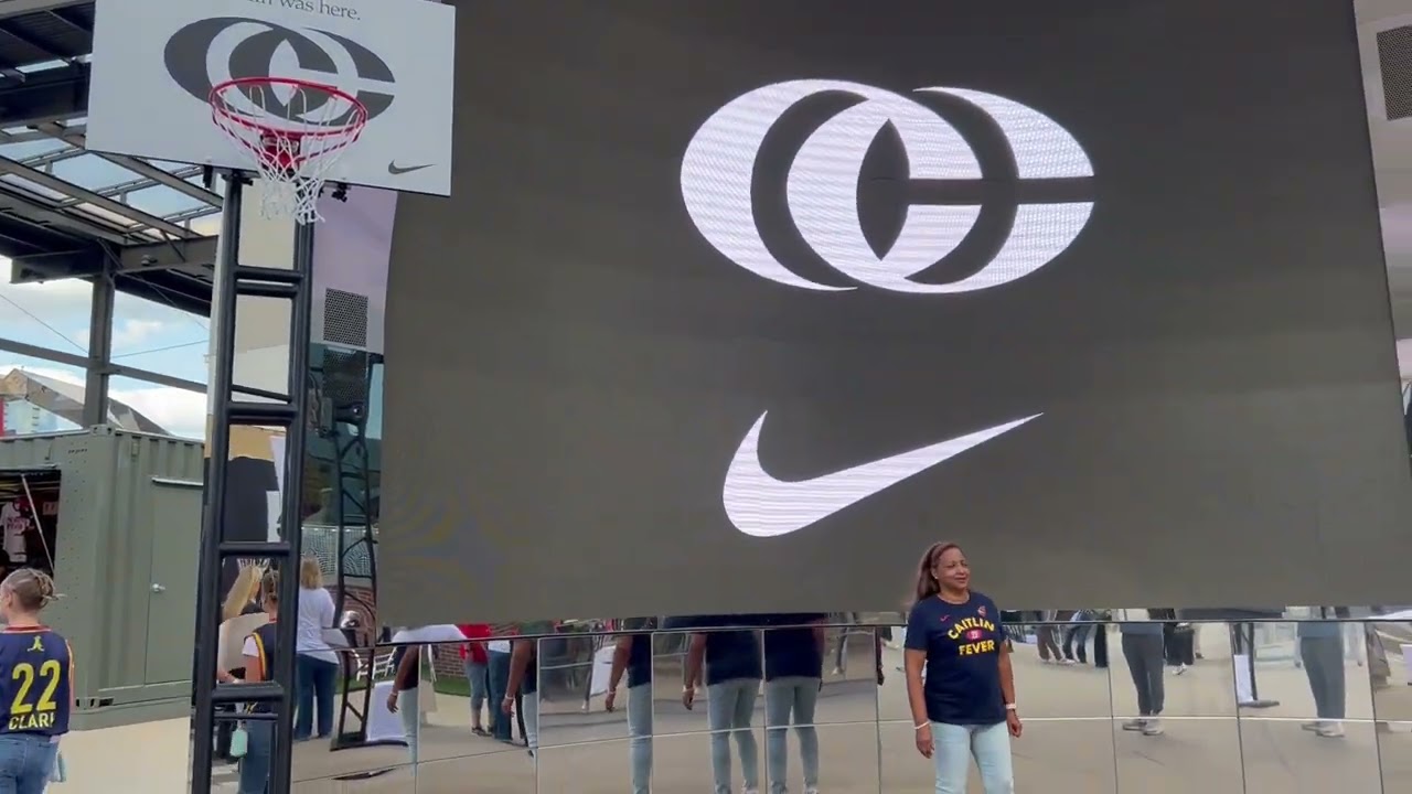 ⁣Caitlin Clark Gets Signature Line | Inside Nike Basketball's Pop-up in Indy to Promote It
