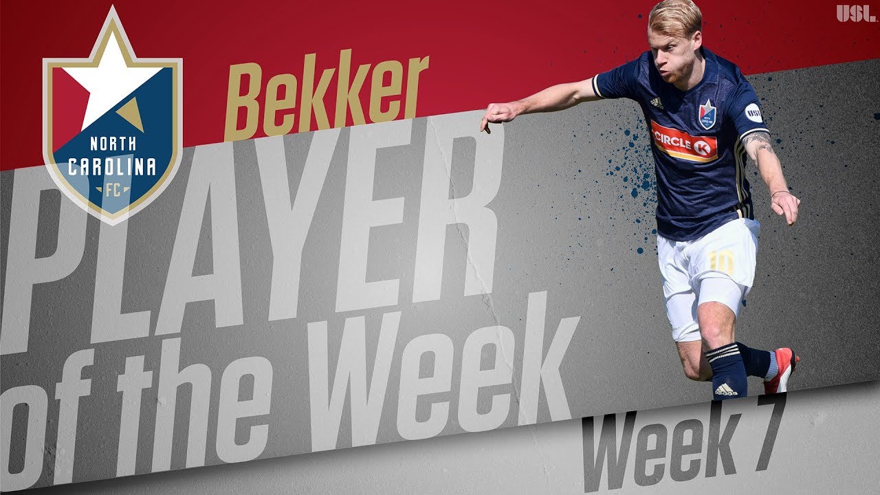 live gamer portable USL Player of the Week - Kyle Bekker, North Carolina FC