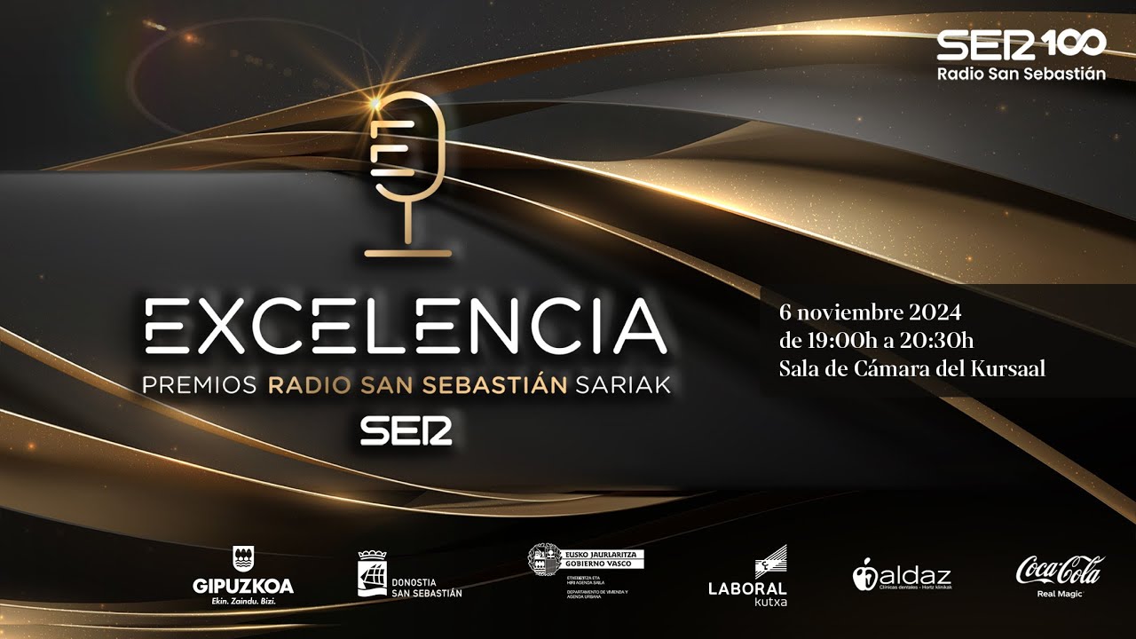 Premios Radio San Sebastián a la EXCELENCIA 2024 Sariak - YouTube