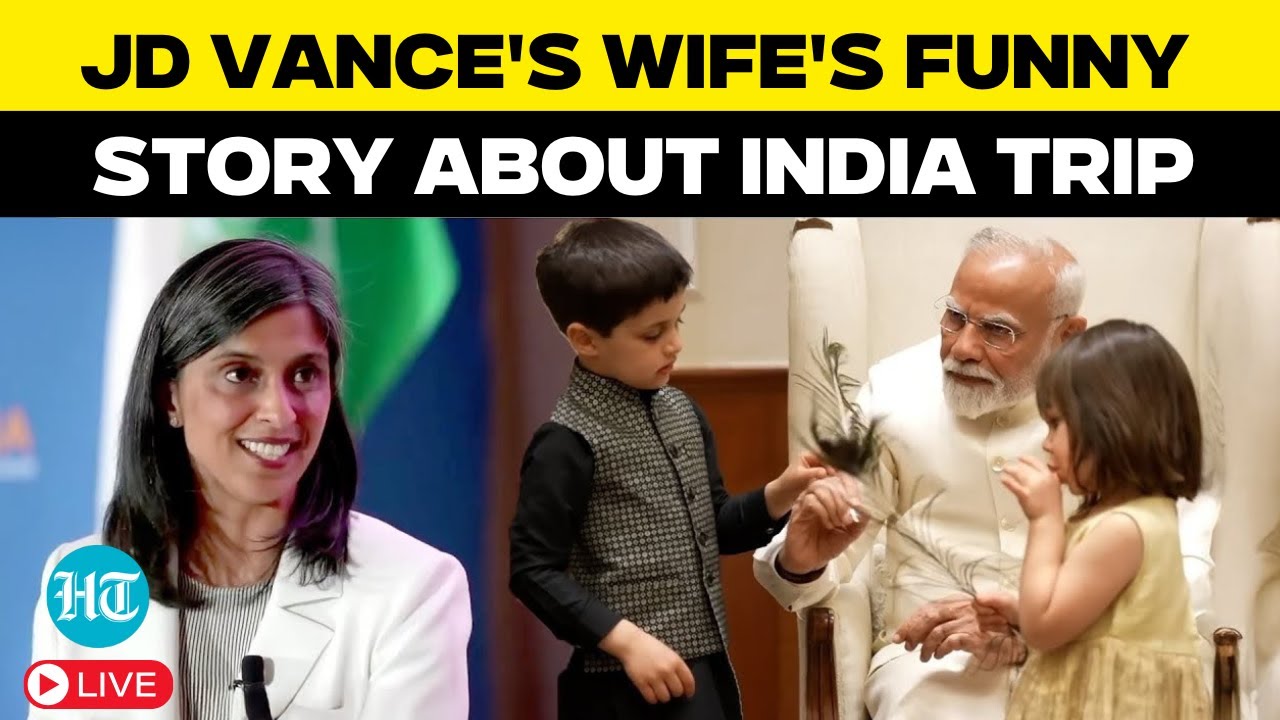 LIVE: JD Vance's Wife Tells Funny Story About India Trip| PM Modi| USA| Trump| Usha| Indian American