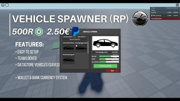 Showcase - Vehicle Spawner (RP)