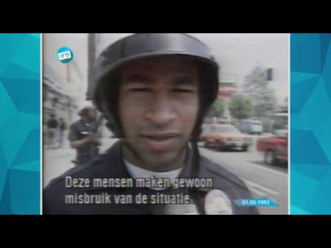RTL Nieuws | Rellen in Los Angeles (01.05.1992)