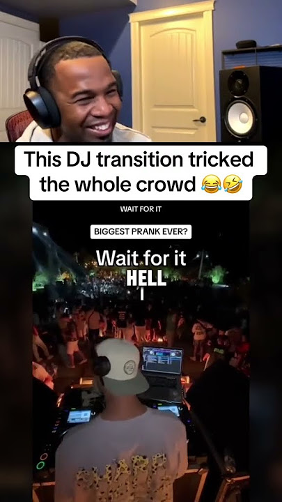 This DJ transition tricked the whole crowd  @:djtmak
