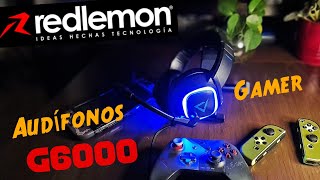 Audífonos Gamer Redlemon G6000 excelente calidad precio.