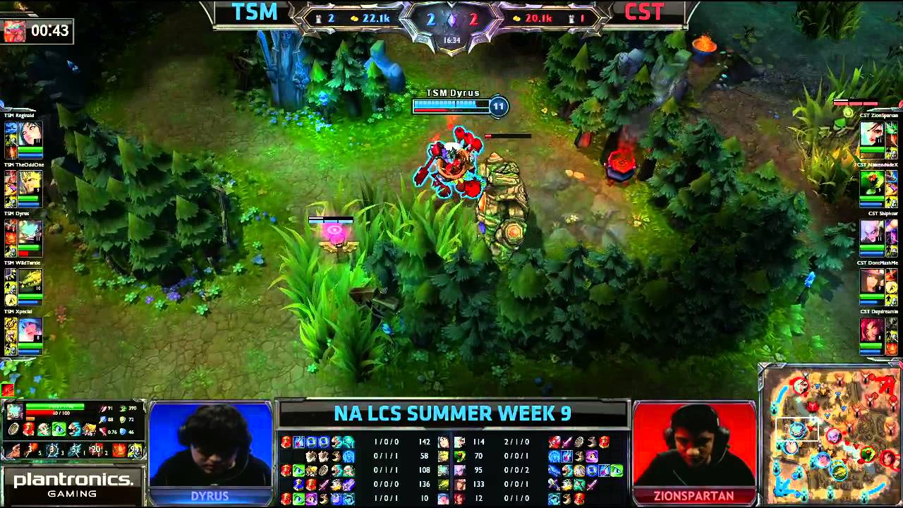 Team Solomid (TSM) vs Team Coast (CST) || Super week NA LCS Summer 2013 W9D1 || Full Game HD