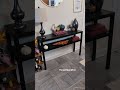 Black Entryway table #home #falldecorelegance #falldecor #autumn