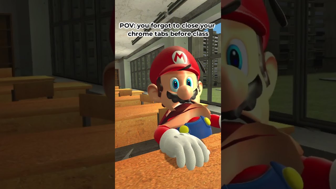 POV You Forgot To Close Your Chrome Tabs Before Class Shorts