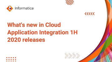 What is New in Cloud Application Integration 1H 2020 releases